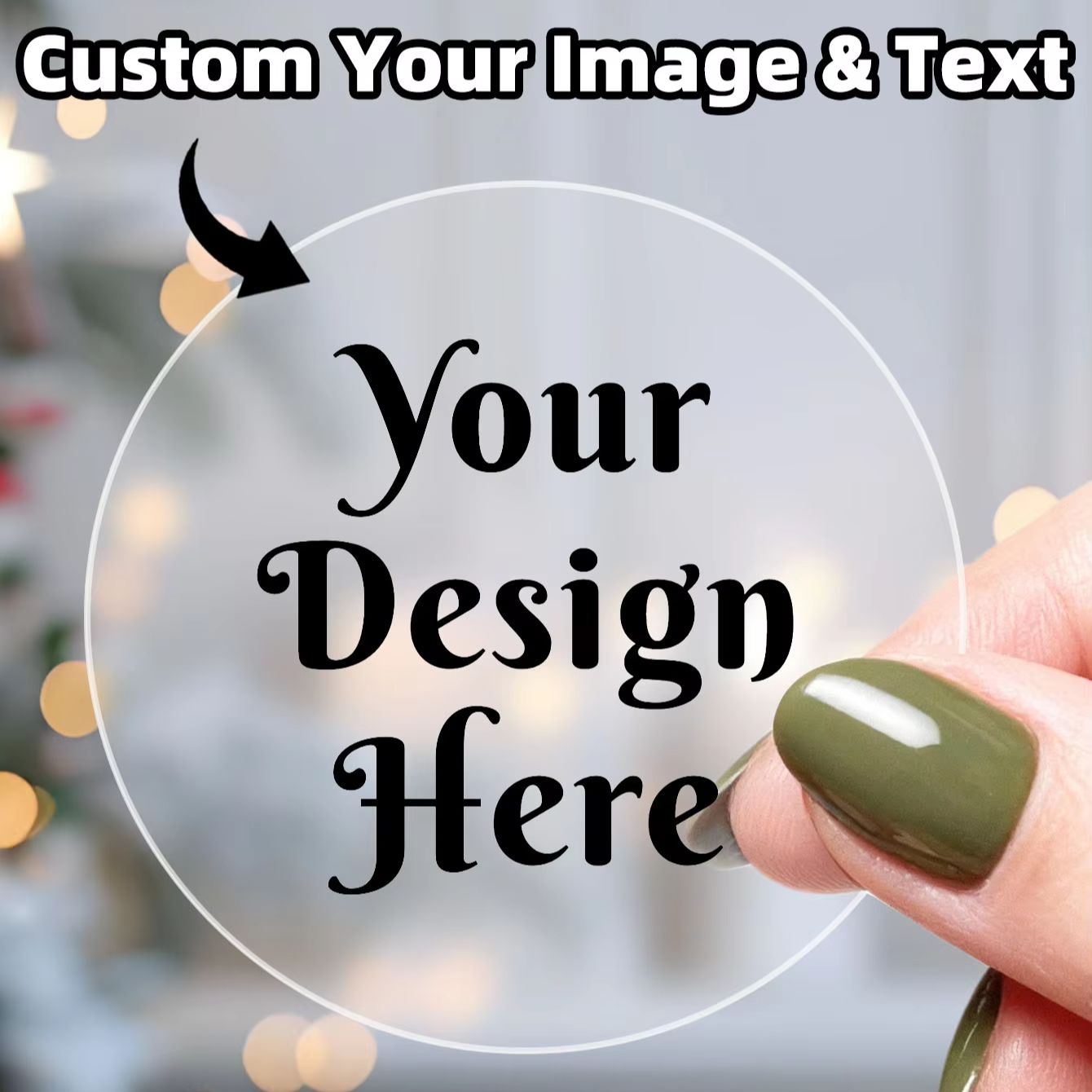 Label Sticker Round - 1-180PCS Ofis, Dosyalar, Klasörler ve Zarflar