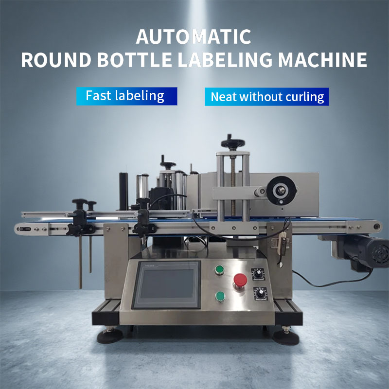 Label Sticker Round - Tam Otomatik Yuvarlak Plastik Şişe Etiketleme