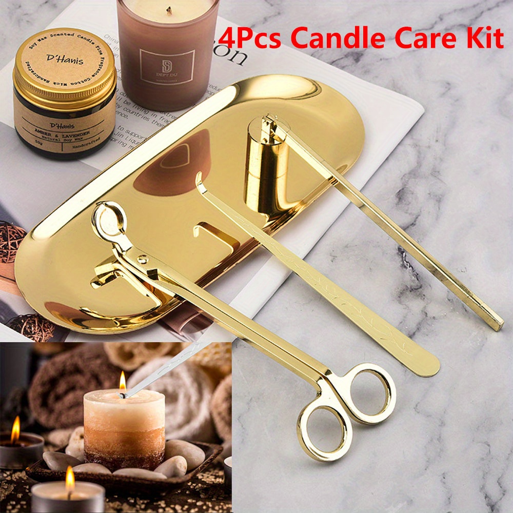 Candle Making Products - 4 adet/takım Lüks Mum Bakım Seti