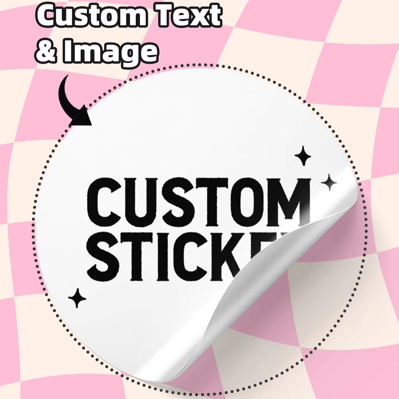 Label Sticker Round - 1-768PCS Özel Yuvarlak Su Geçirmez Çıkartmalar,