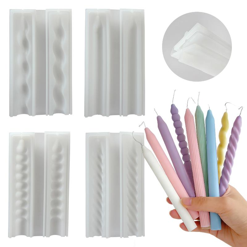 Candle Making Workshop - Uzun Spiral Silikon Mum Kalıbı DIY