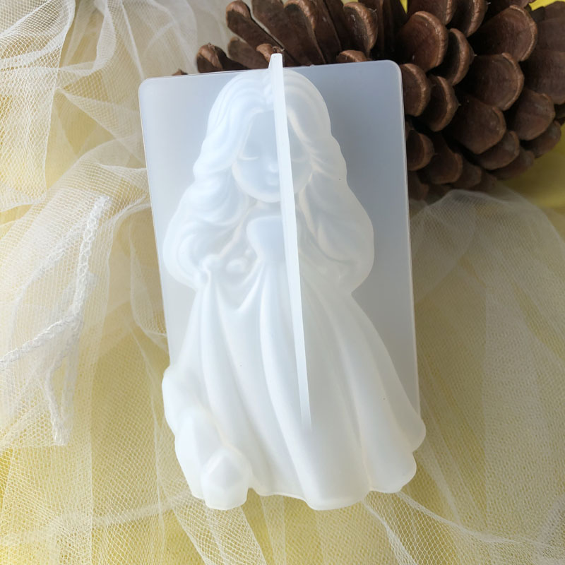 3D Sevimli Prenses Silikon Mum - Candle Making Products incelemesi ve fiyatı