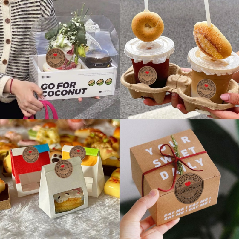 500 adet İspanyolca Teşekkür E - Label Sticker Round incelemesi ve fiyatı