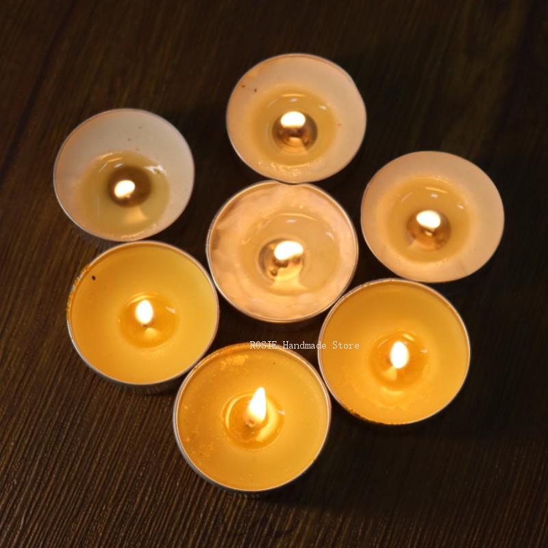 Boş çay balmumu dairesel alümi - Candle Making Workshop incelemesi ve fiyatı
