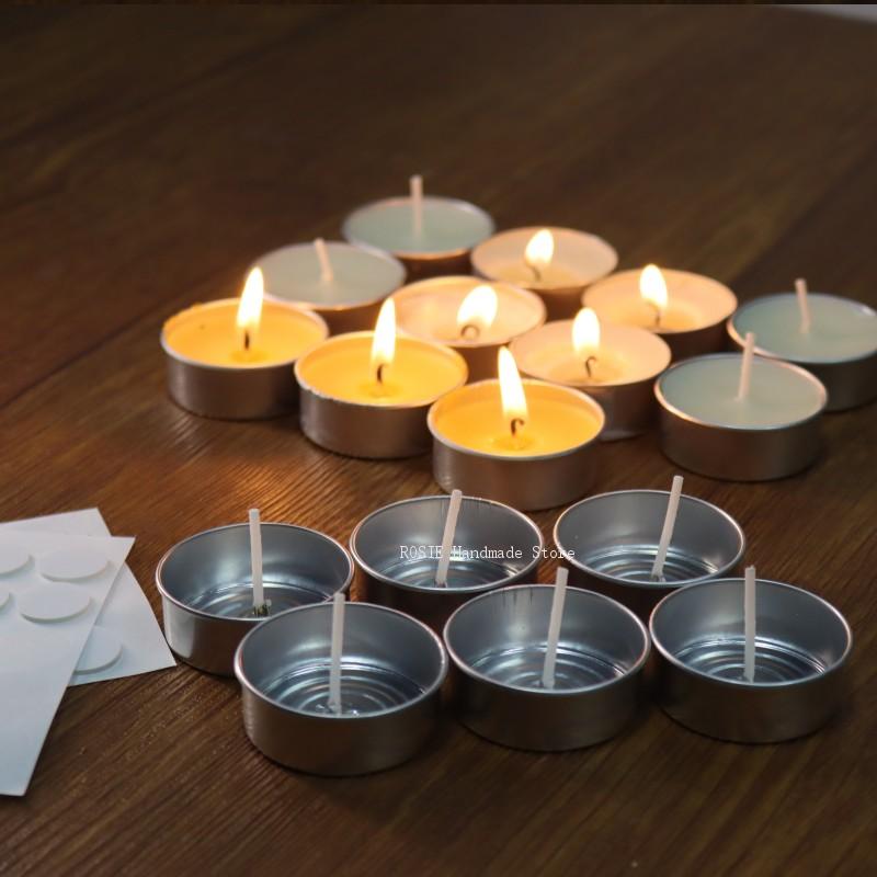 Boş çay balmumu dairesel alümi - Candle Making Workshop incelemesi ve fiyatı