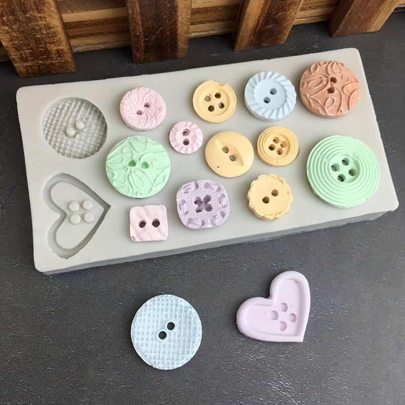 Düğme Şekilli Silikon Kalıp Sa - Candle Making Products incelemesi ve fiyatı