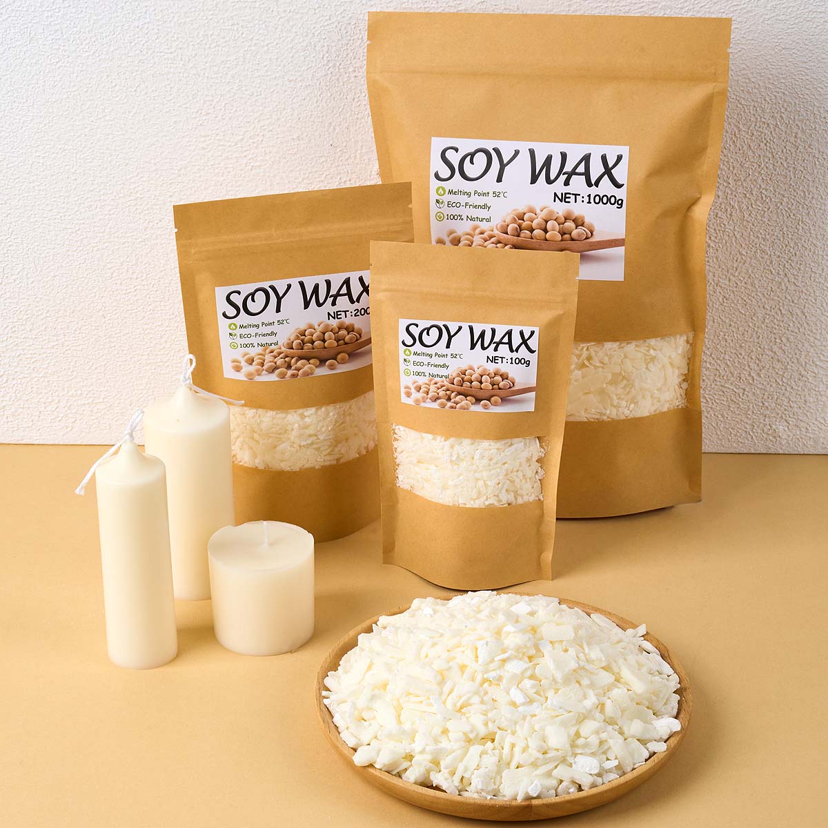1 Pound Saf Beyaz Soya Balmumu - Candle Making Workshop incelemesi ve fiyatı