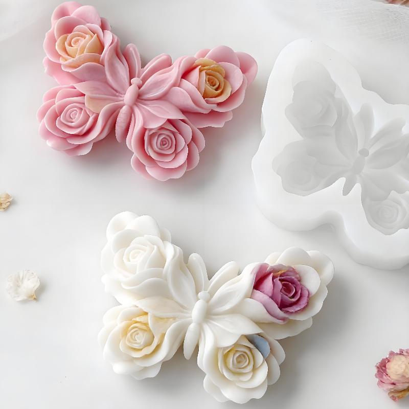 DIY Gül Kelebek Formu silikon  - Candle Making Products incelemesi ve fiyatı
